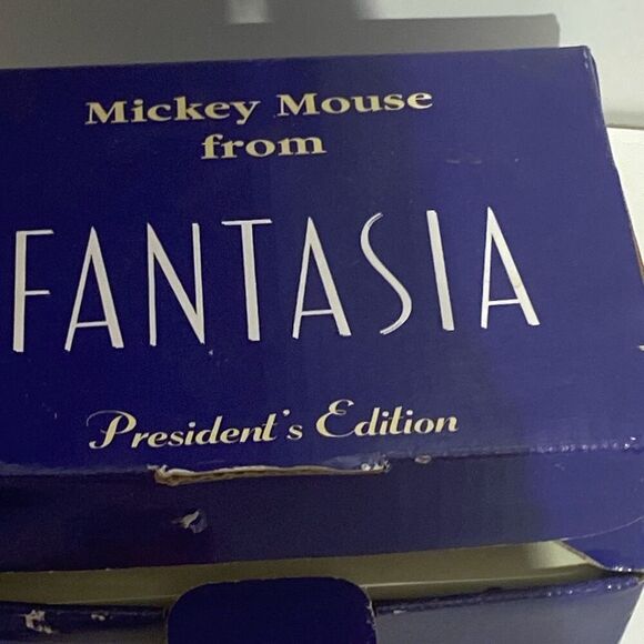 Grolier Disney President's Edition Mickey Mouse from Fantasia Ornament with Box - Picture 6 of 8